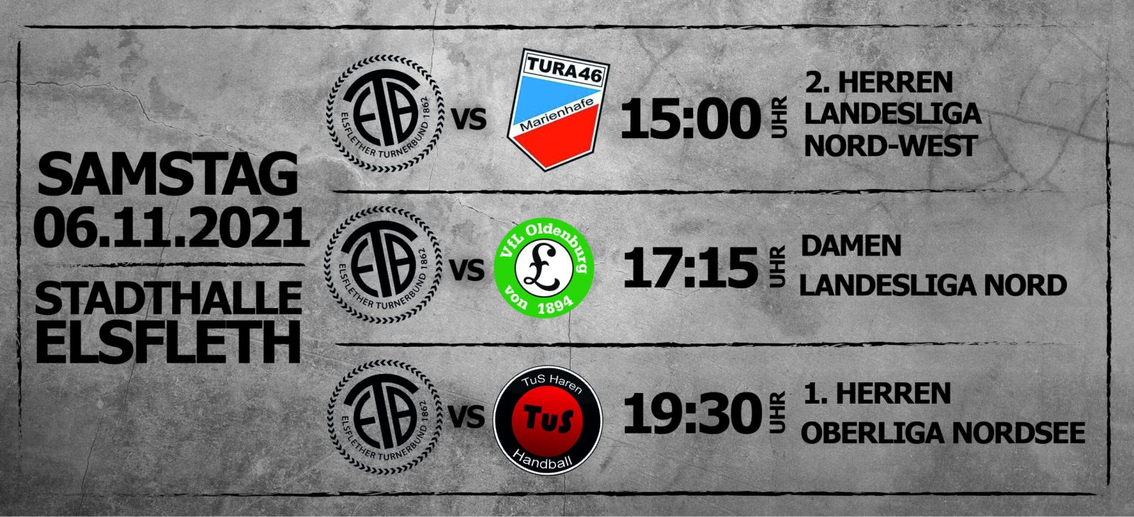 Heimspieltag am 06.11.2021