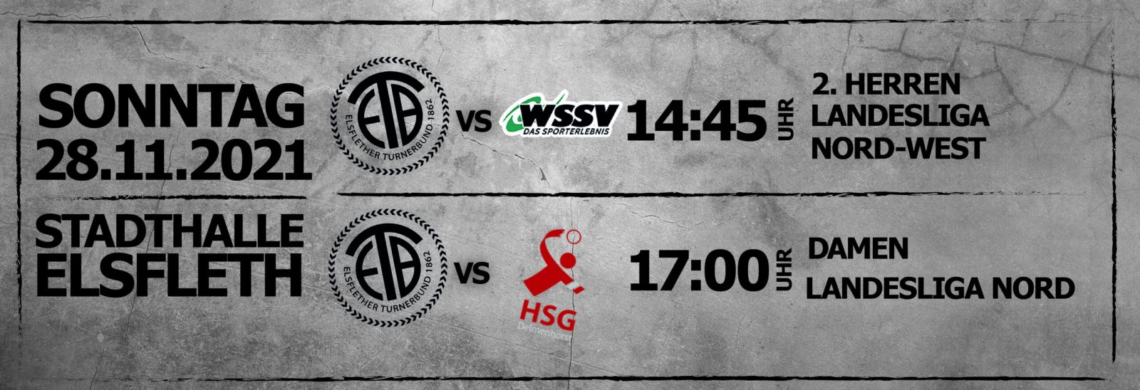 Heimspiele am 28.11.2021