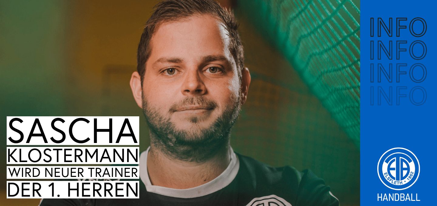 Sascha Klostermann wird neuer Trainer der 1. Herren